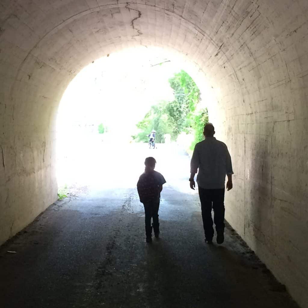 healing, father daughter, old tunnels