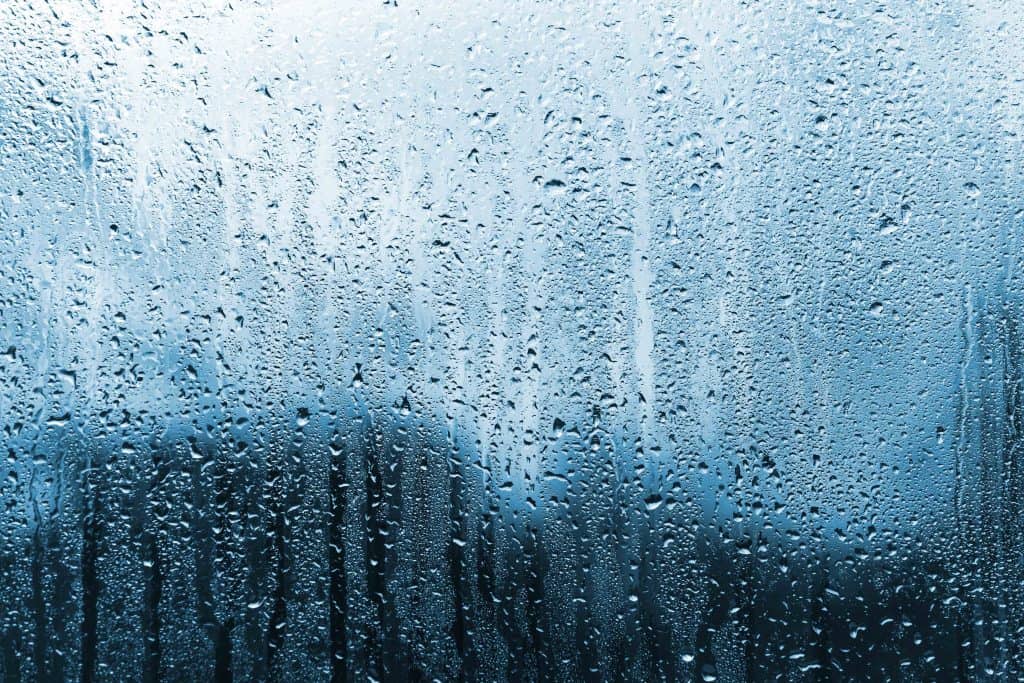 rain on glass